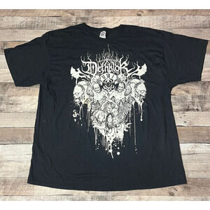 Deathklok Shirt Adult 2XL Black Metalocalypse Metal Band Tee Music Merchandise